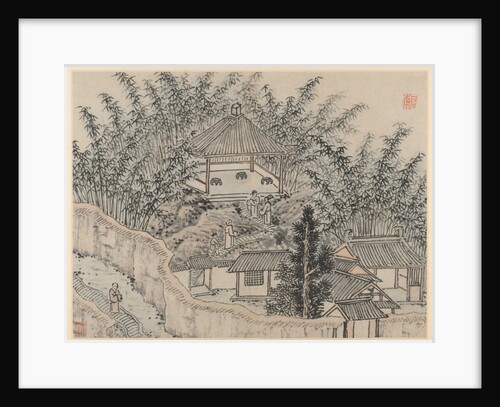 Twelve Views of Tiger Hill, Suzhou: Bamboo Pavilion, Tiger Hill, after 1490 by Shen Zhou