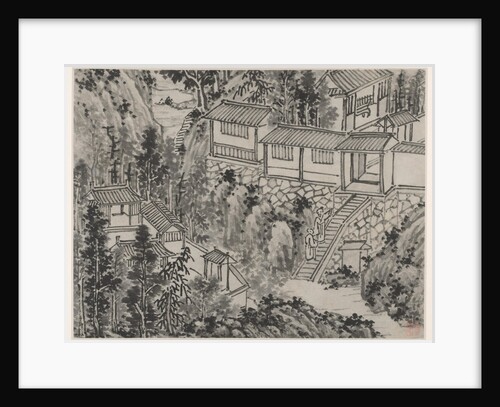 Twelve Views of Tiger Hill, Suzhou: The Pine Retreat, after 1490 by Shen Zhou