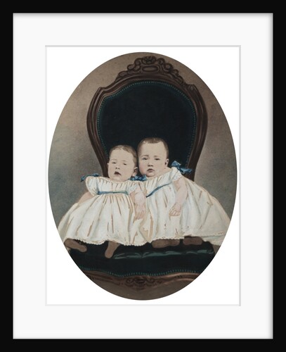 Twin Babies, c. 1870 by Davis Brothers