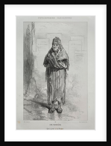 Une Rentière by Paul Gavarni