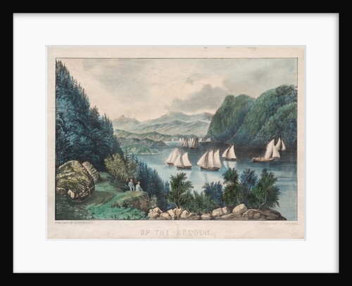 Up the Hudson, c. 1857-72 by James Merritt Ives; Nathaniel Currier