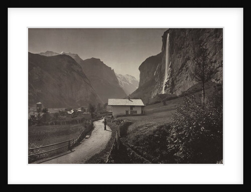 Valley of Lauterbrunnen, Switzerland (from the album Charbons de Braun- vues prises…, c. 1868 by Adolphe Braun
