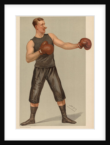 Vanity Fair: 'Hard Hitter', 1896 by Leslie Matthew Ward