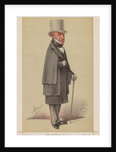 Vanity Fair: Men of the Day No. 14 'A Faithful Friend, an eminent Savant …', 1870 by Carlo Pellegrini