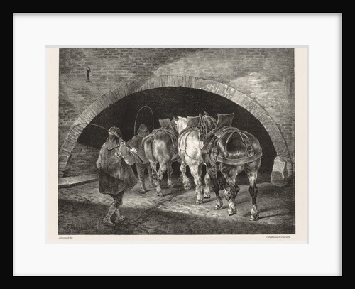 Various Subjects Drawn from Life and on Stone: Entrance to Adelphi Wharf, 1821 by Théodore Géricault
