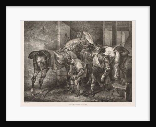Various Subjects Drawn from Life and on Stone: The English Farrier, 1821 by Théodore Géricault