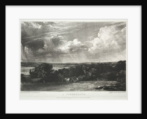 Various Subjects of Landscape, Characteristic of English Scenery…A Summerland, 1831 by David Lucas