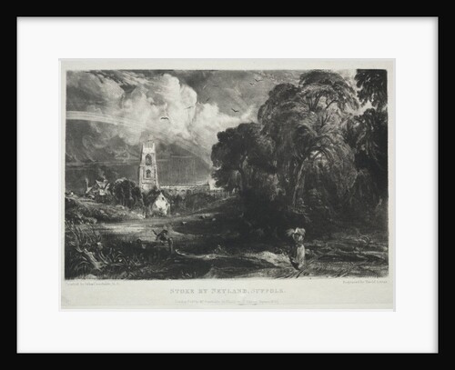 Various Subjects of Landscape, Characteristic of English Scenery…Stoke by Neyland, Suffolk, 1830 by David Lucas