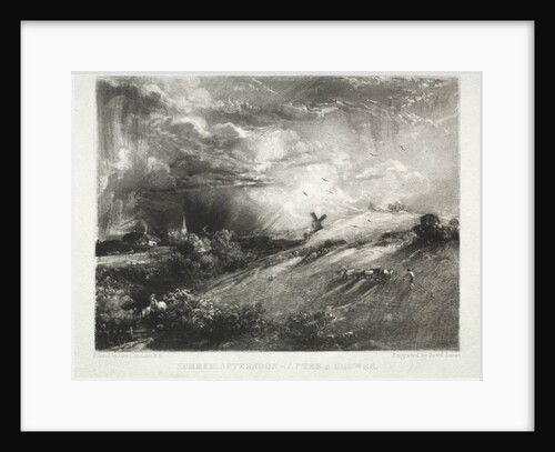Various Subjects of Landscape, Characteristic of English Scenery…Summer Afternoon - after a Shower by David Lucas