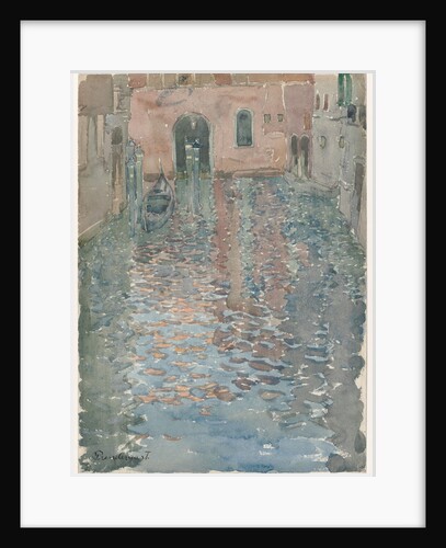Venetian Canals, c. 1898 by Maurice Prendergast