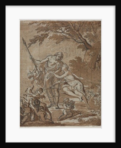 Venus and Adonis, 1713 by Unknown