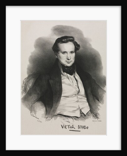 Victor Hugo, 1829 by Achille Devéria