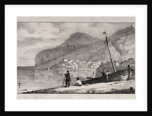 View of a Seaport by Horace Vernet