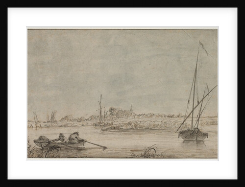 View of Dordrecht from the River, 1775-1815 by Jacob van Strij