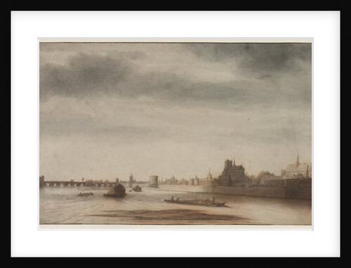 View of Orléans from the Loire, c. 1670 by Lambert Doomer