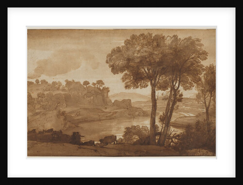 View of the Acqua Acetosa, c. 1645 by Claude Lorrain