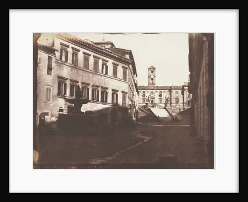 View of the Capitol Stairs, Rome, 1846 by Calvert Richard Jones