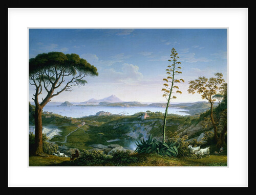 View of the Gulf of Pozzuoli from Solfatara, 1803 by Philipp Hackert