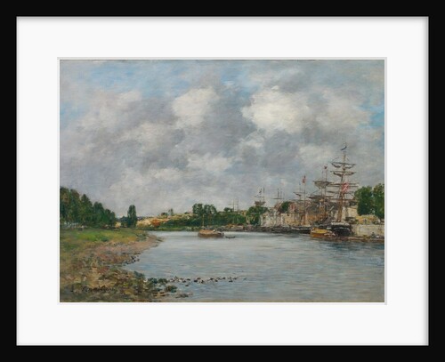 View of the Port of Saint-Valéry-sur-Somme, 1891 by Eugène Boudin