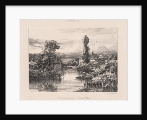 View taken at Alençon, 1839 by Jules Dupré