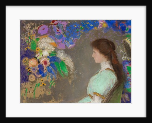 Violette Heymann, 1910 by Odilon Redon