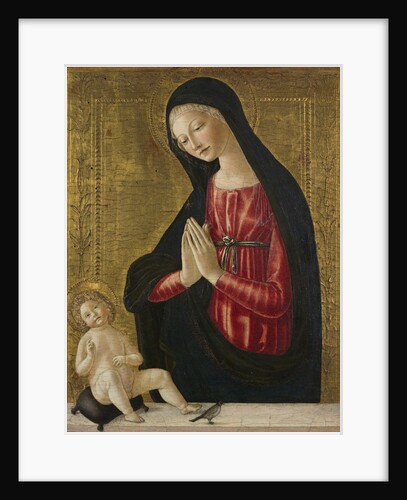 Virgin and Child with a Goldfinch, c. 1490 by Neroccio de' Landi