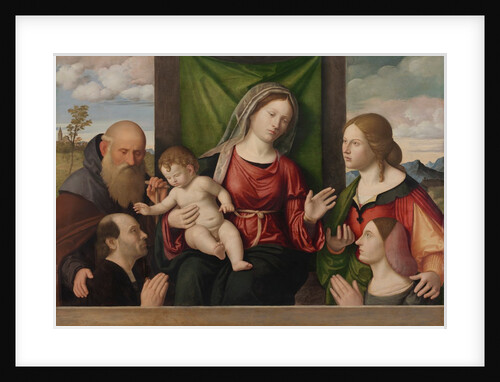 Virgin and Child with Saints and Donors, c. 1515 by Giovanni Battista Cima da Conegliano