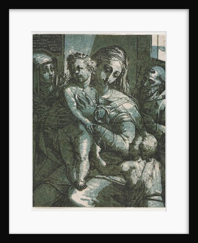 Virgin and Child with St. John, St. Catherine of Siena and Saint Francis, 1585 by Andrea Andreani