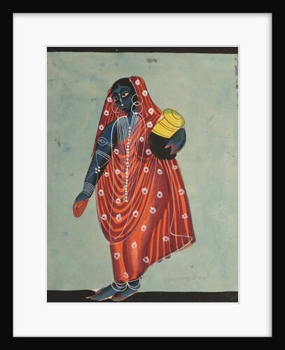 Vishnu in Female Form of Mohini Carrying Amrita for the Gods, 1800s by Unknown