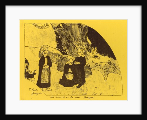 Volpini Suite: Dramas of the Sea: Brittany, 1889 by Paul Gauguin