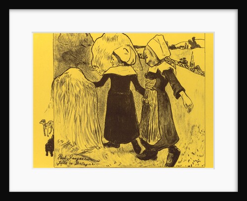 Volpini Suite: Joys of Brittany, 1889 by Paul Gauguin