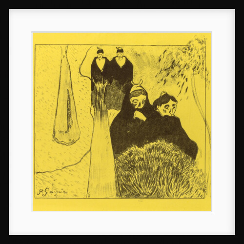 Volpini Suite: Old Women of Arles, 1889 by Paul Gauguin