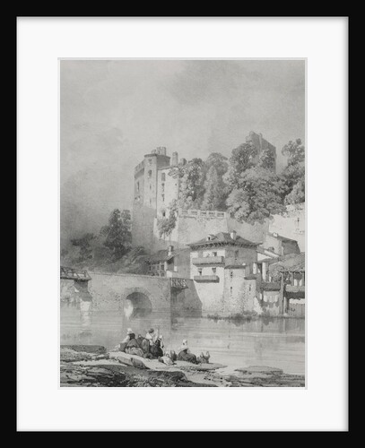 Voyages pittoresques et romantiques dans lancienne France. Bretagne: Chateau de Clisson by Eugène Cicéri