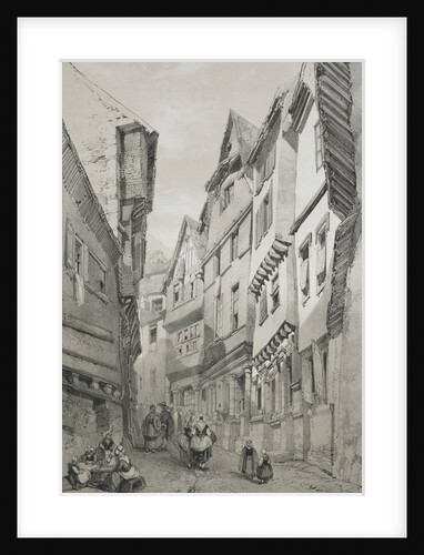 Voyages pittoresques et romantiques dans lancienne France. Bretagne: Morlaix by Eugène Cicéri