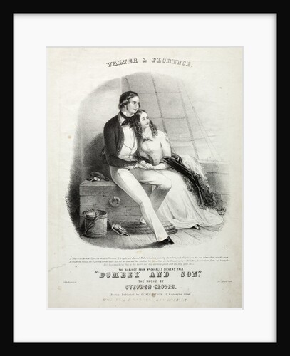 Walter and Florence - Sheet Music Cover by Winslow Homer