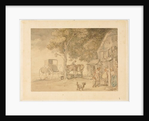 Watering Horses by Thomas Rowlandson