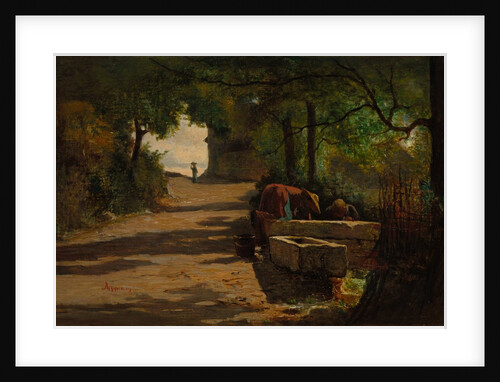 Well at the Side of a Road, 1860s by Adolphe Appian