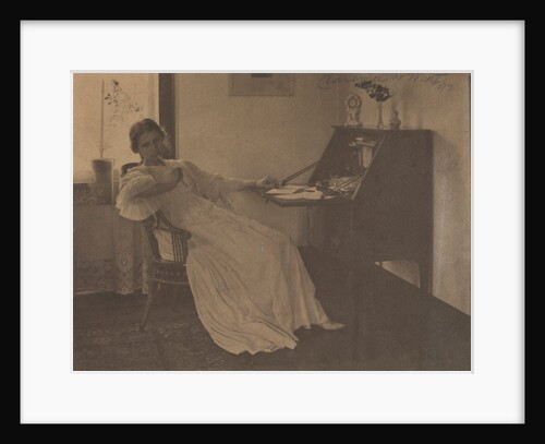 What Shall I Say?, 1896 by Clarence H. White