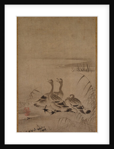 Wild Geese, early 1500s by Kano Chokichi