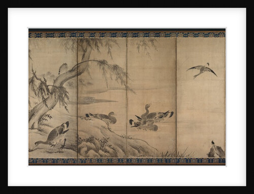 Wild Geese, late 1500s-early 1600s by Kano Sanraku