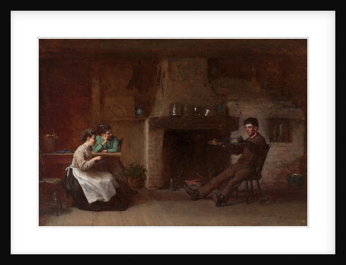 Winding Yarn, 1872 by Eastman Johnson