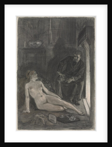 Winter Evening, last third 19th century by Félicien Rops