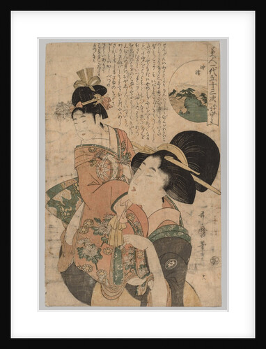 Woman Carrying a Child, 1753-1806 by Kitagawa Utamaro