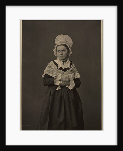 Woman in Lorraine Dress, c. 1860s-70s by Adolphe Braun