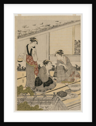 Women in a Tea House, late 1780s by Kubo Shunman