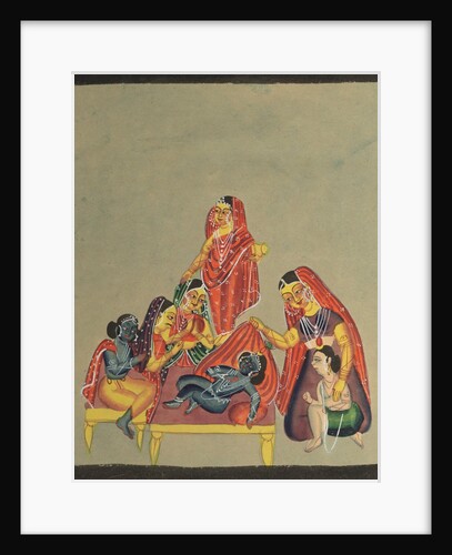 Worship of the Infant Krishna, 1800s by Unknown