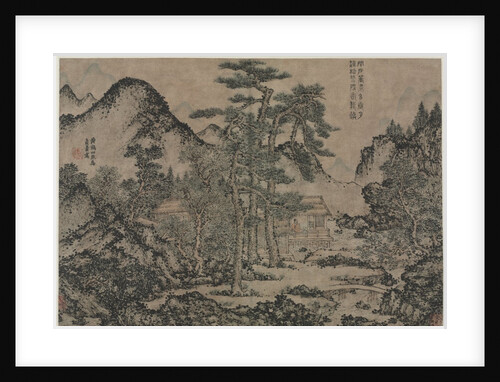 Writing Books under the Pine Trees, 1279-1368 by Wang Meng