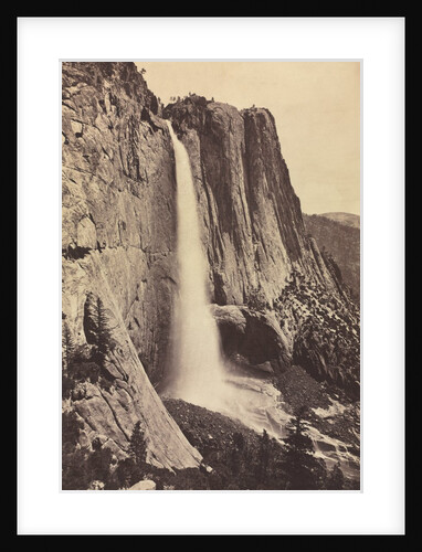 Yosemite Falls, 1868 by Eadweard J. Muybridge (attributed to)