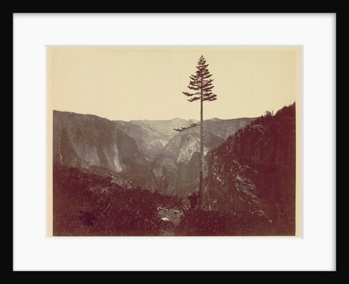 Yosemite Valley from Mariposa Trail, c. 1865 by Charles Leander Weed