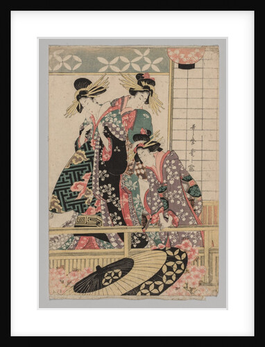 Yoshiwara Women Looking into the Street at Springtime, 1753-1806 by Unknown